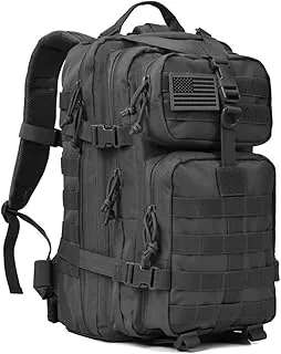 REEBOW GEAR - Mochila táctica militar para 3 días de asalto, para el ejército, bolsa Molle, mochila de 35L, Negro, Mochilas de mochila