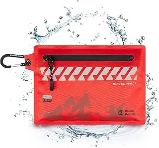 RHINO RESCUE Kit de primeros auxilios pequeño ultraligero impermeable, kit médico para senderismo, excursionismo, ciclismo, viajes, vehículos, 114 piezas
