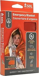 S.O.L. - Manta de emergencia reflectante de calor 90% más larga