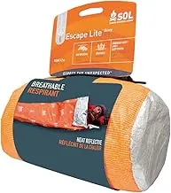 S.O.L. Survive Outdoors Longer Escape Light Vivi 12517 - Manta de emergencia naranja para acampar