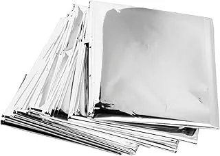 Science Purchase 73MYLARPK20 Sábanas térmicas Mylar de emergencia, 54 pulg. x 84 pulg. (Paquete de 20)