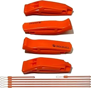 Silbato de seguridad de emergencia con cordón, silbatos de supervivencia ruidosos sin guisantes para navegación, kayak, chaleco salvavidas, tabla de remo, señalización de rescate.