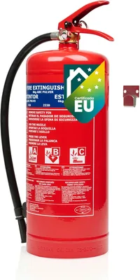 Smartwares extintor de polvo ABC 6 kg para casa y garaje