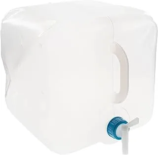 UST Cubo transportador de agua de 5 galones con diseño plegable, transparente, compacto y sin BPA para beber, bañarse, acampar, senderismo y supervivencia al aire libre