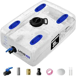 Vejiga de almacenamiento de agua, tanque de agua portátil de 25/50/100 galones, contenedores de almacenamiento de agua plegables con espiga, bolsa de agua de gran capacidad para agua de