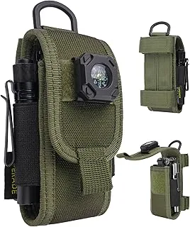 VIPERADE CHA9 - Funda multiherramienta para cinturón, horizontal y vertical, funda multiherramienta Molle, organizador de cinturón EDC de nailon 900D para hombres