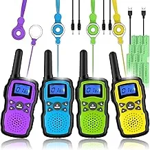 Wishouse Walkie Talkies para niños recargable