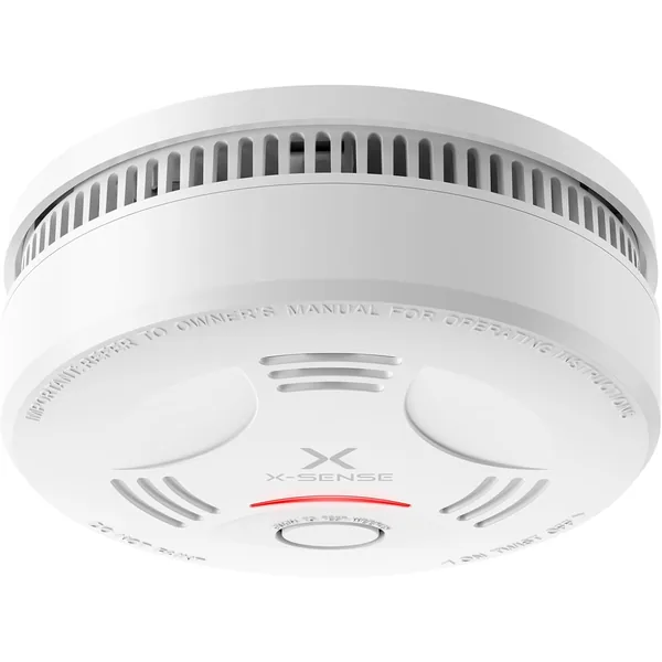 X-Sense detector de humo con batería sellada de 10 años y sensor óptico